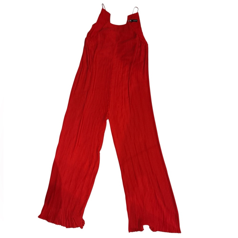 Zara Vibrant Red Jumpsuit